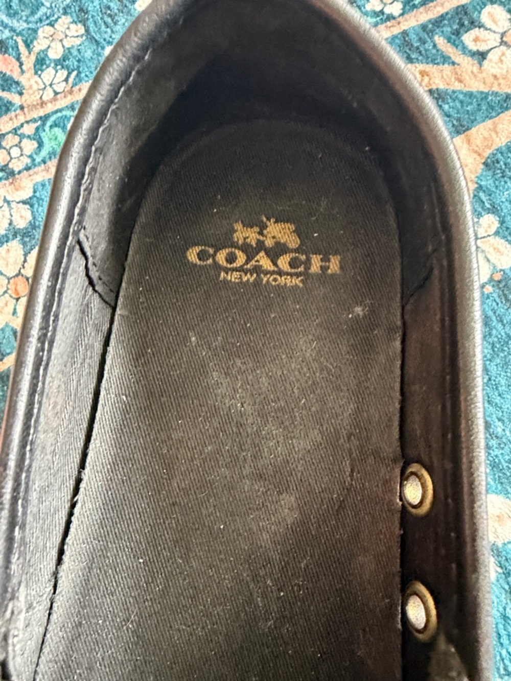 Coach White Leopard Print Slip-On Sneakers - Picture 9 of 13